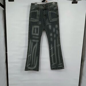Apollo jeans vintage 90s Y2K faded pattern jeans